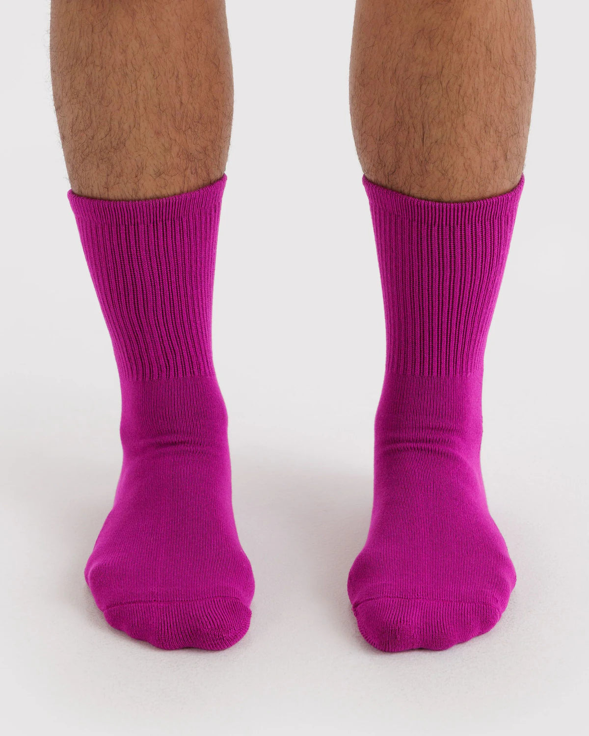 Ribbed Sock - Deep Fushcia