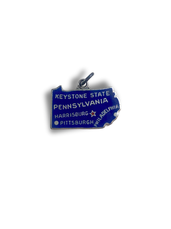 Sterling Silver State Charms