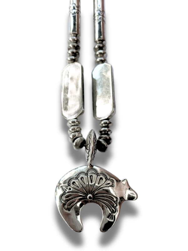 Rudy Willie Sterling Silver and Lapis Necklace