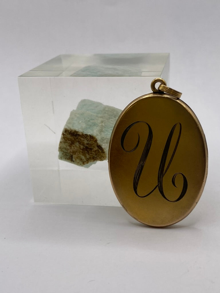 Gold Filled Victorian "U" Locket