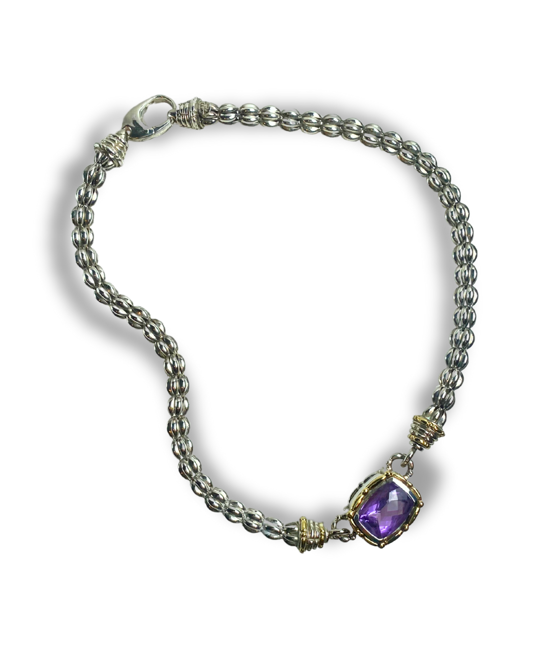Sterling 14k Amethyst Necklace