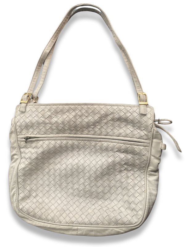 Bottega Veneta Large Cream Shoulder Bag