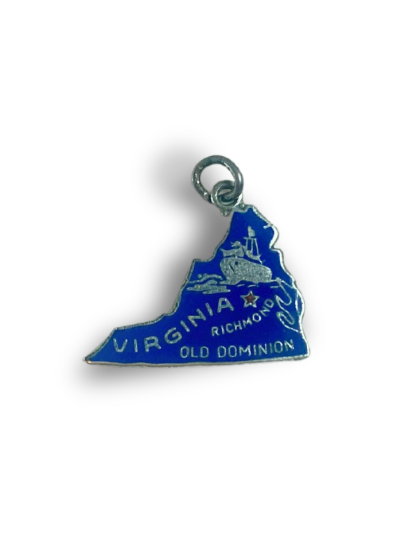 Sterling Silver State Charms