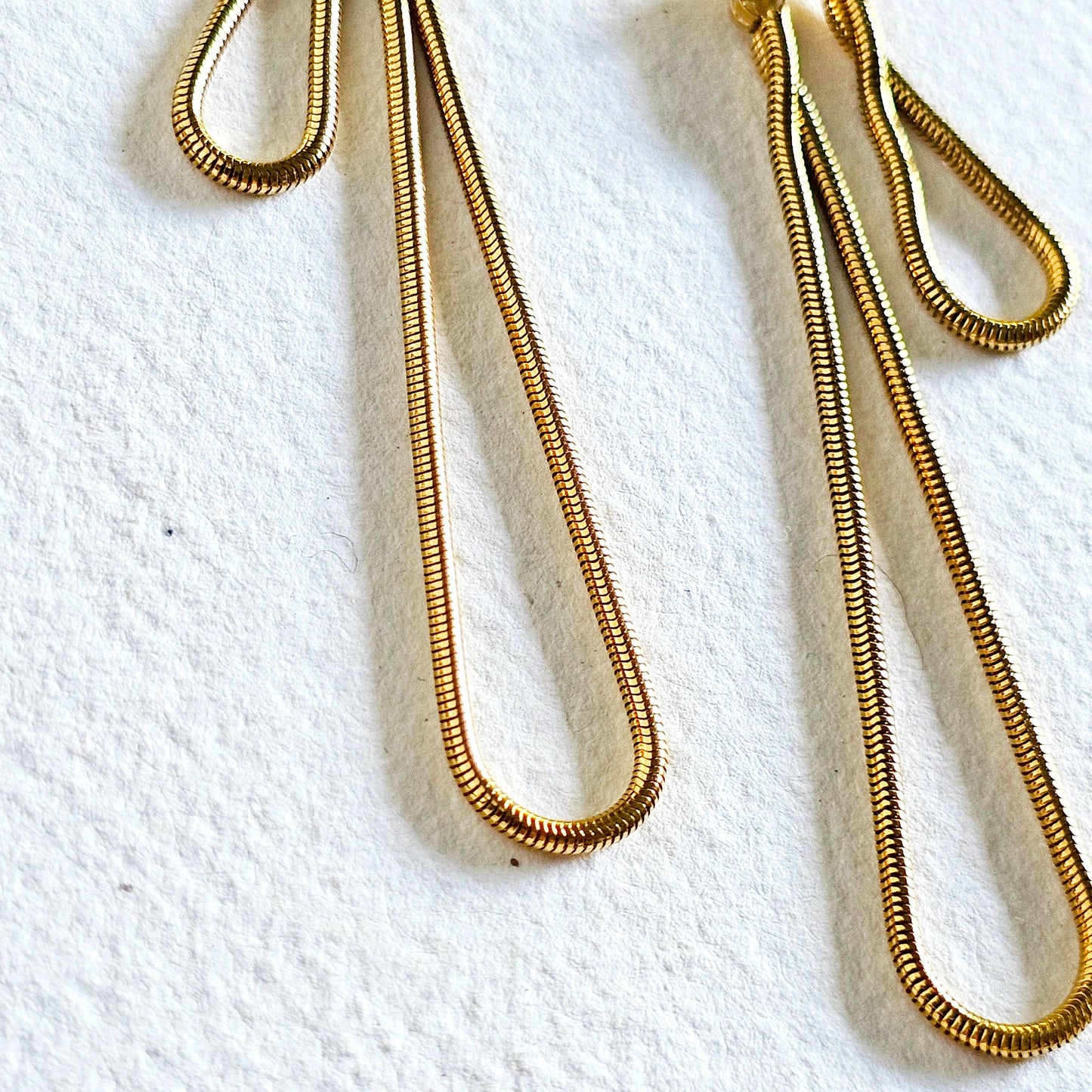 Snake Chain Lariat Necklace