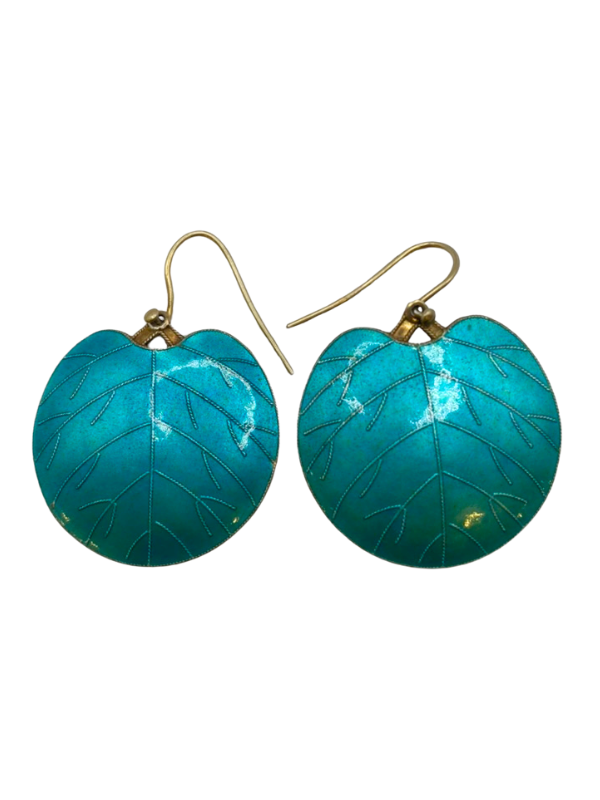 Vintage Laurel Burch Leaf Earrings