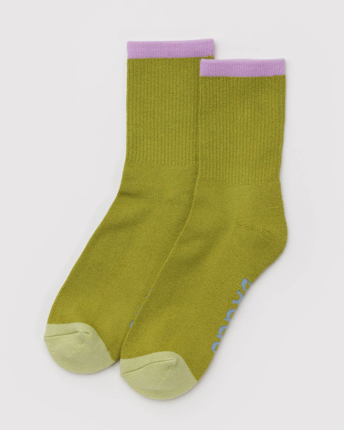 Ribbed Sock - Olive Mix
