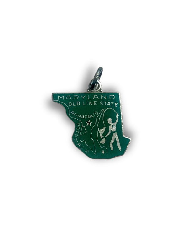 Sterling Silver State Charms