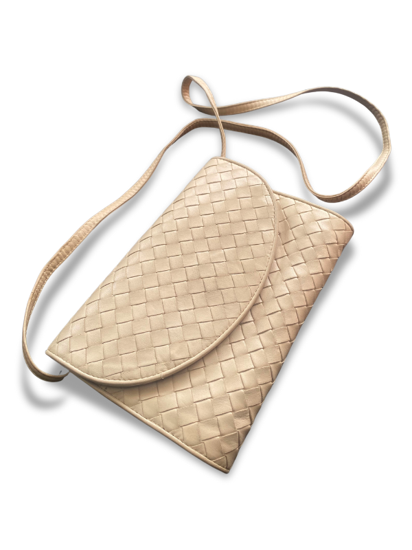 Bottega Veneta Small Cream Cream Crossbody Bag