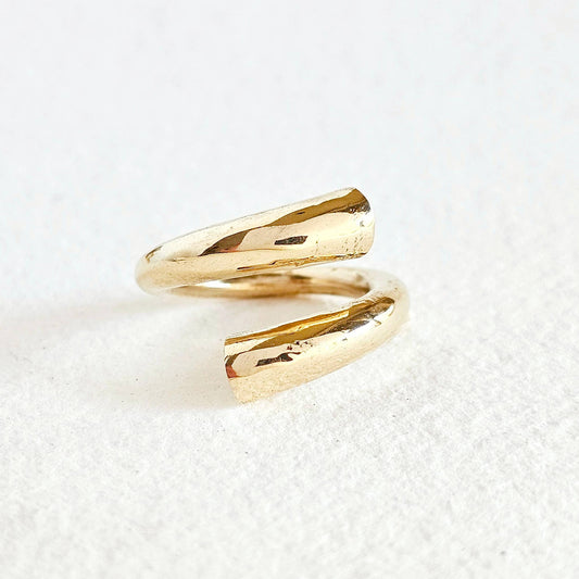 Handmade Brass Ring Wrap