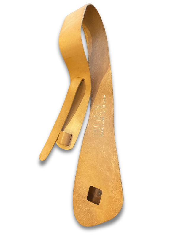 1980s Brown Leather Belt