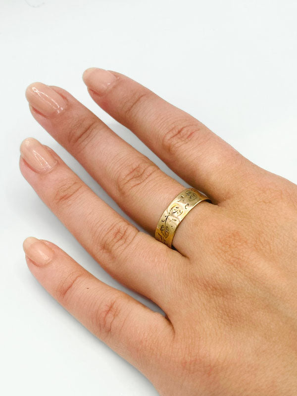 Victorian Etched Cigar Band