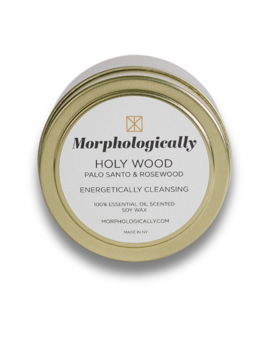 Holy Wood Soy Wax Scented Travel Candle