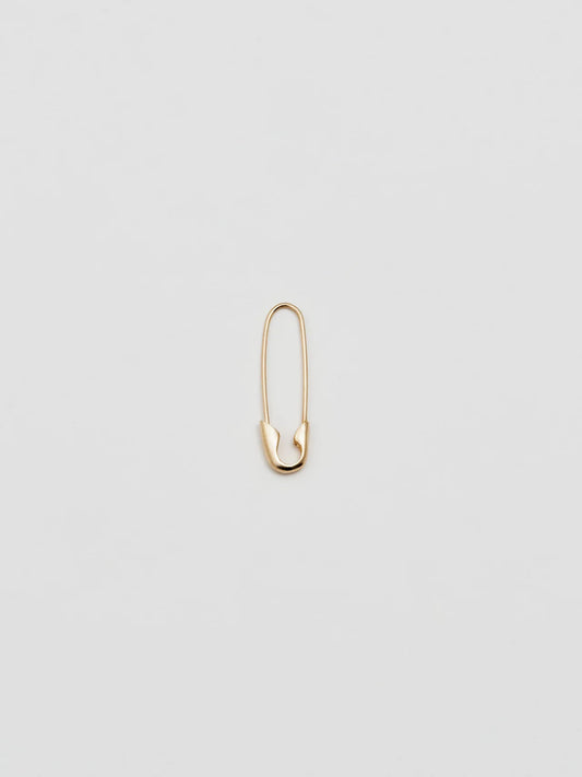 Safety Pin Earrings 14K