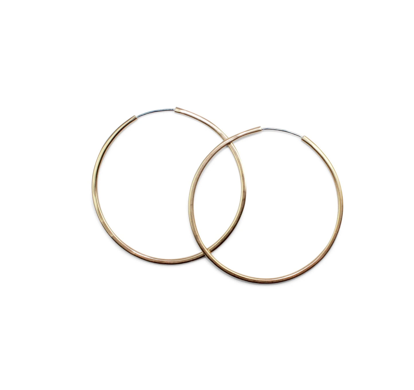 Amanda Hunt Day Gold Fill Hoops - Medium