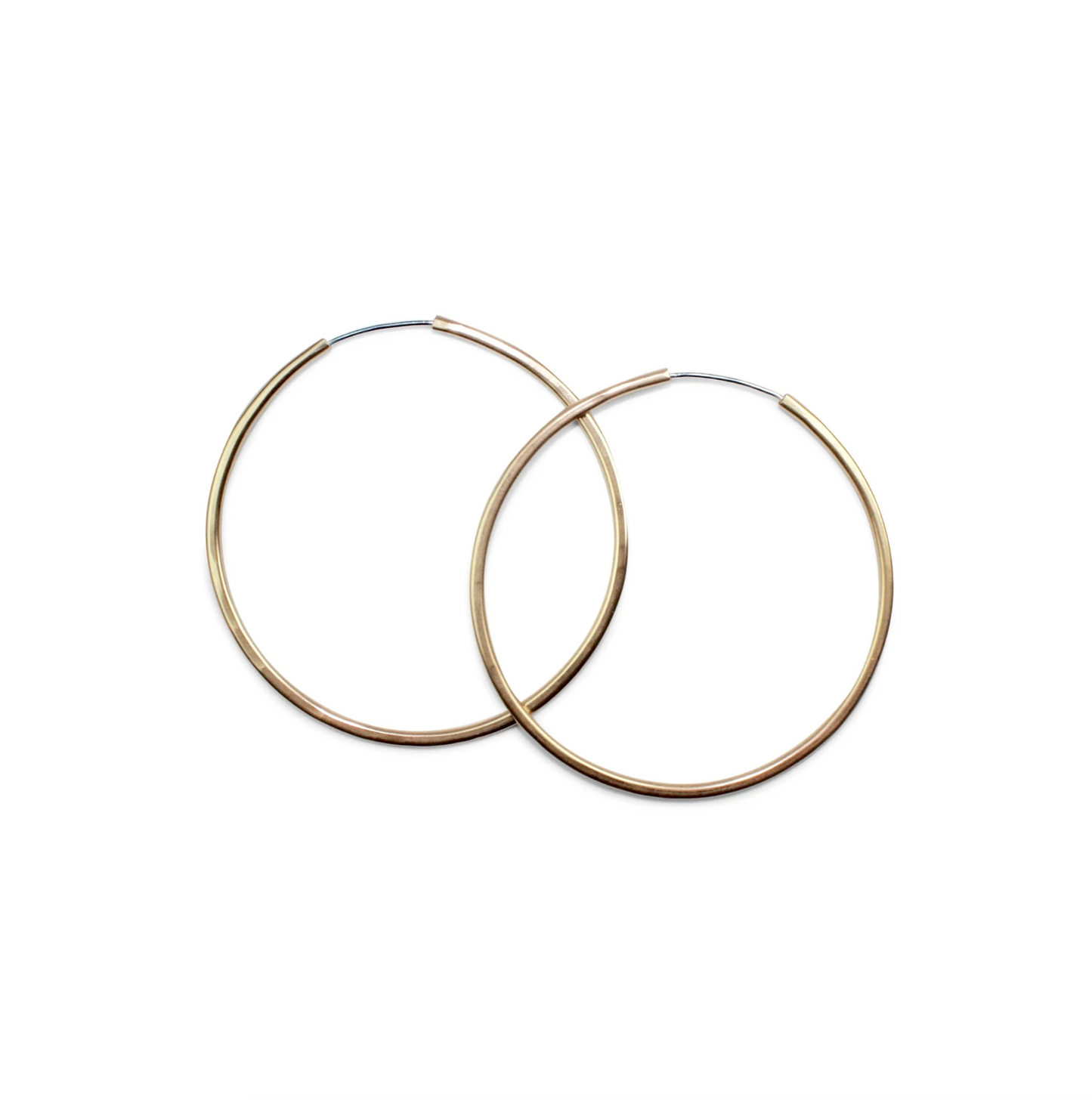 Amanda Hunt Day Gold Fill Hoops - Large