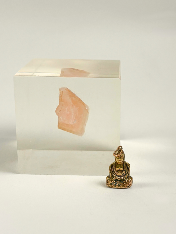 14K Gold Buddha Charm