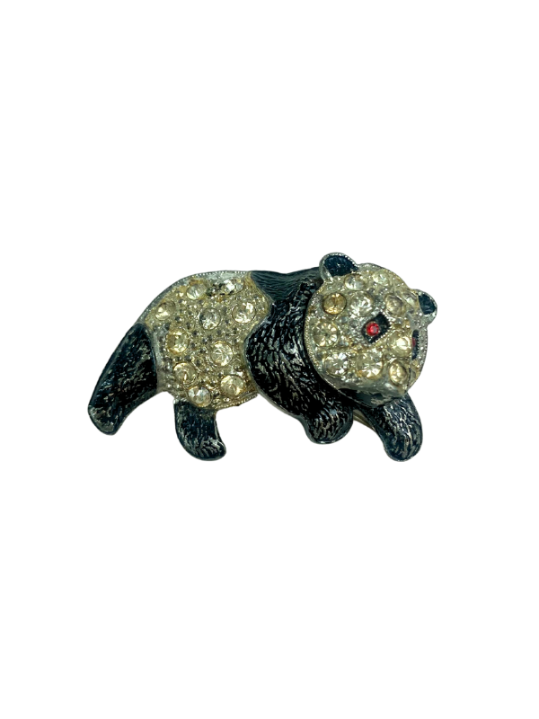 Vintage Costume Panda Broach