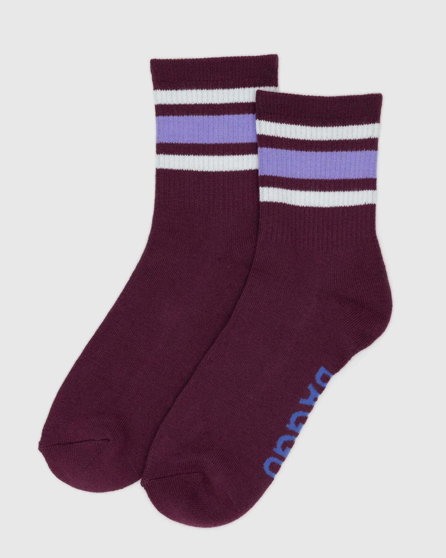 Ribbed Sock - Mahogany