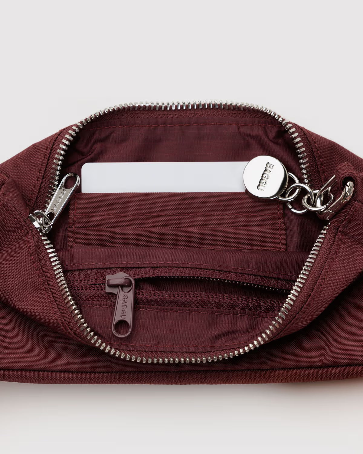 Nylon Pochette - Mahogany