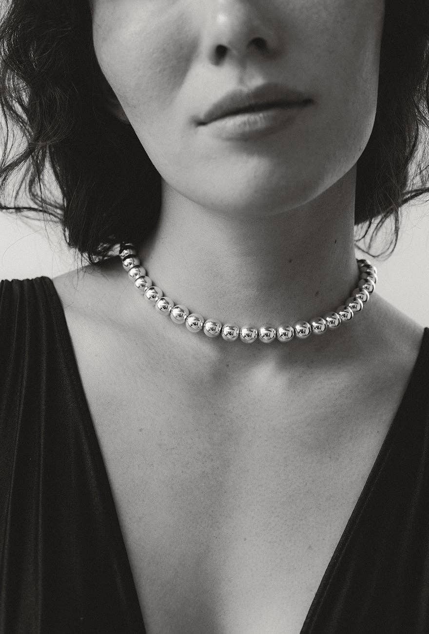 Silver Senna Necklace