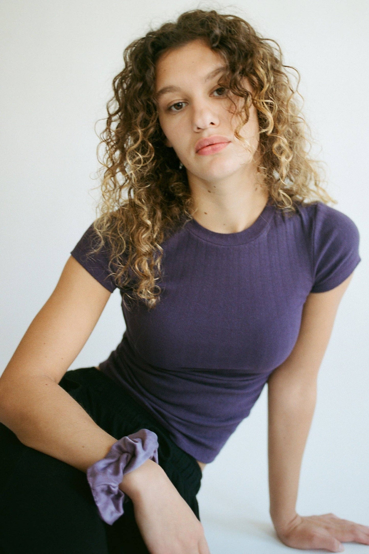 Pointelle Texture Tee