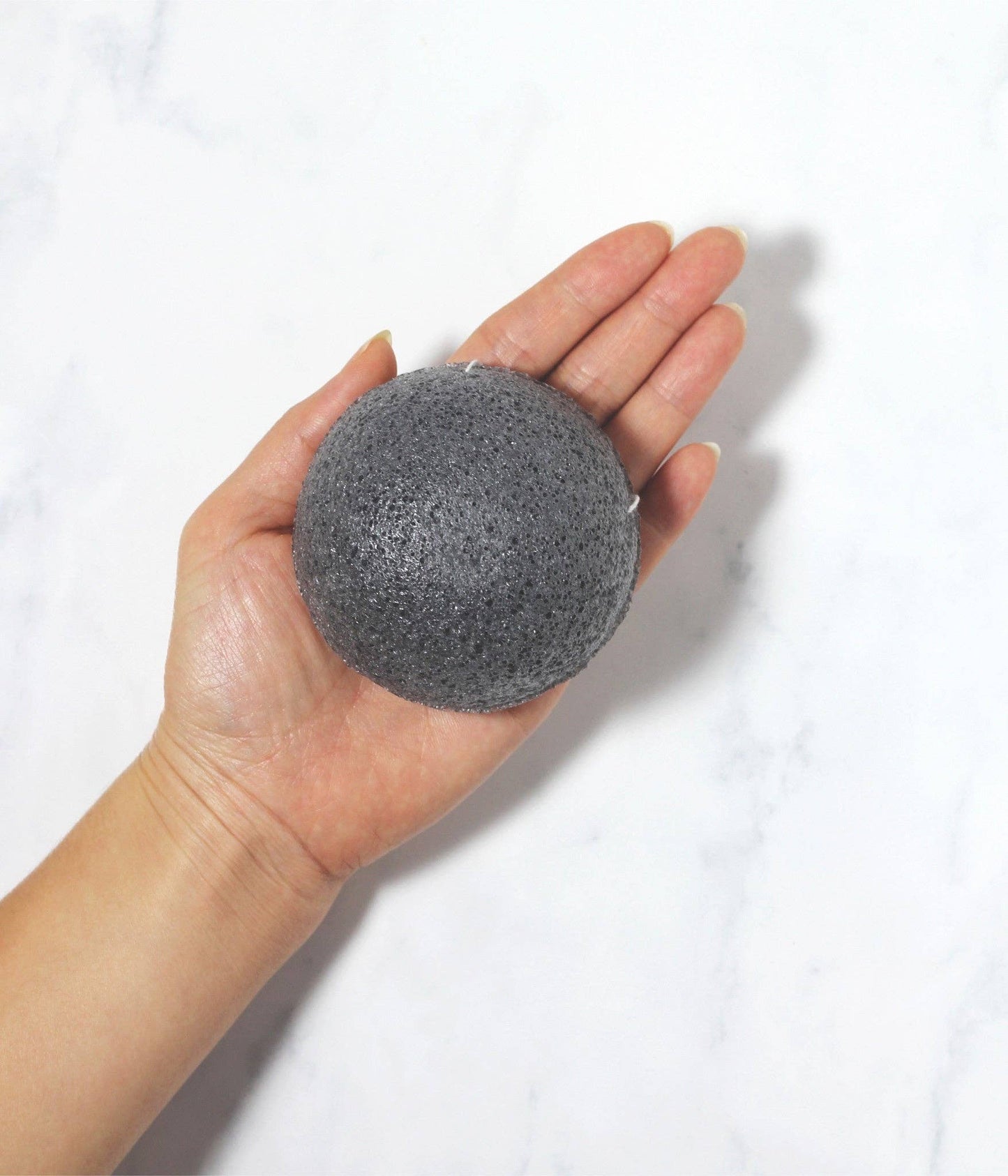 Jeju Island Bamboo Charcoal Konjac Facial Sponge