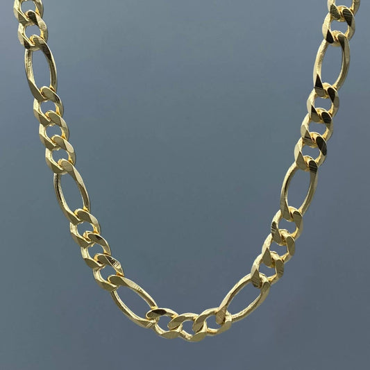 6mm Gold-filled Figaro Chain