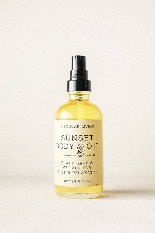 Sunset Body Oil: Clary Sage & Vetiver