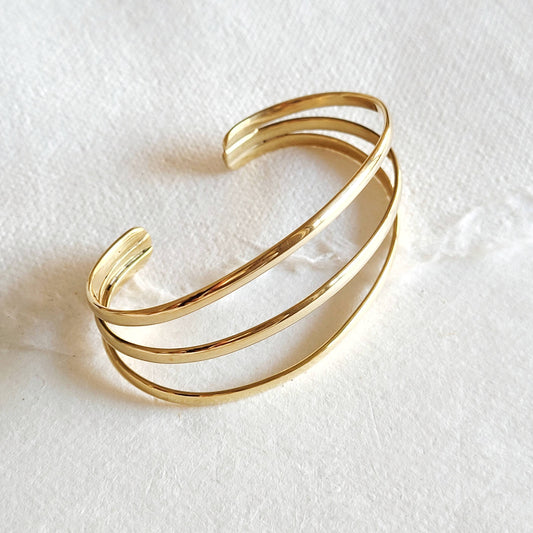Brass Palm Hand Cuff