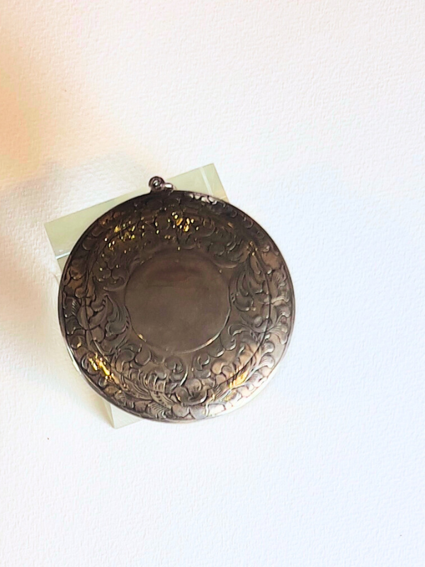 Victorian Sterling Compact Pendant