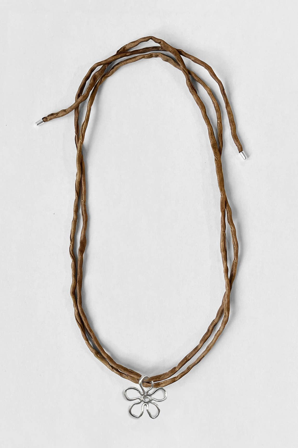 Flora on Raw Silk