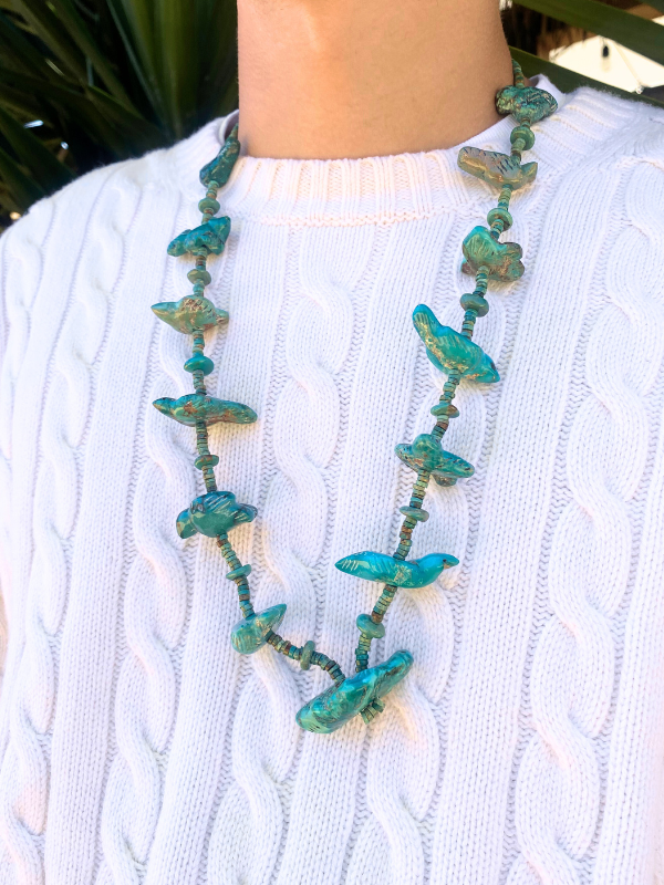 Turquoise Fetish Necklace