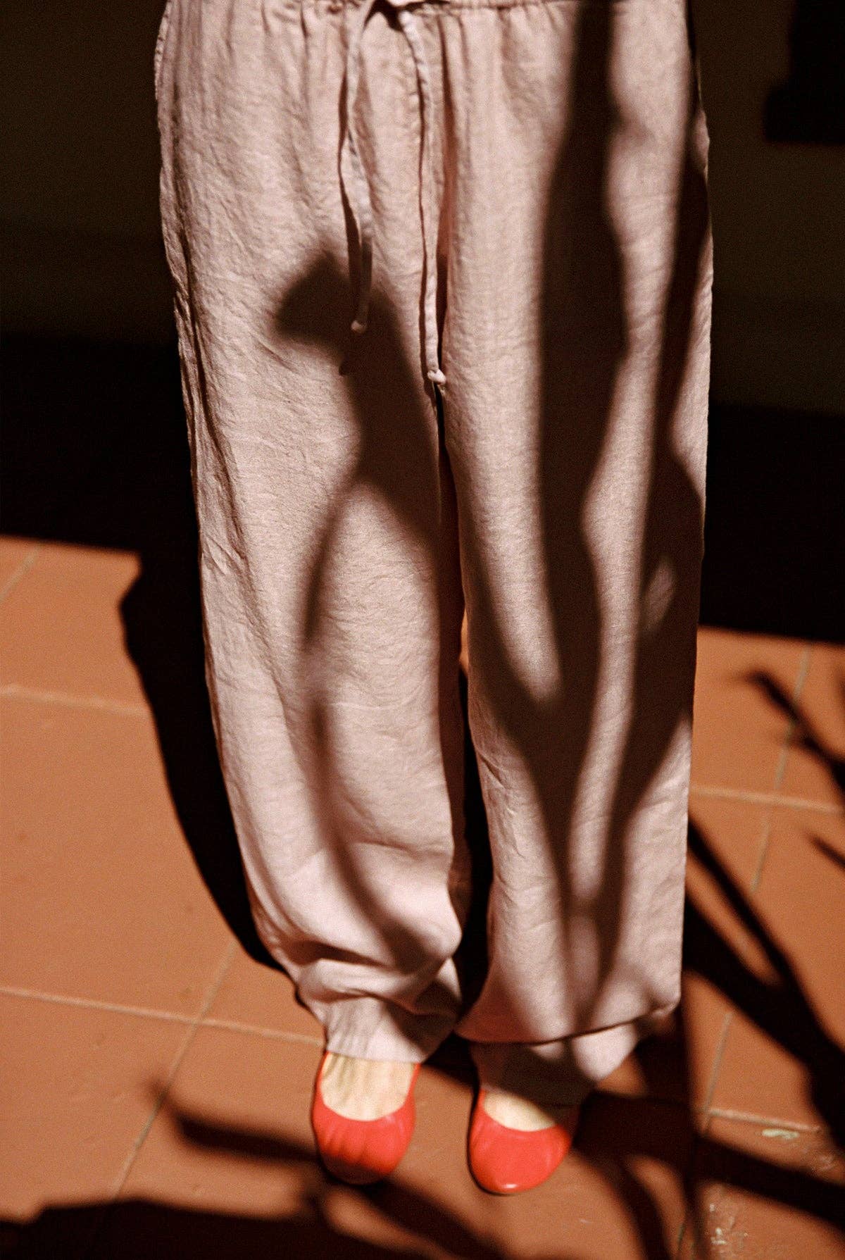 Linen Drawstring Pant