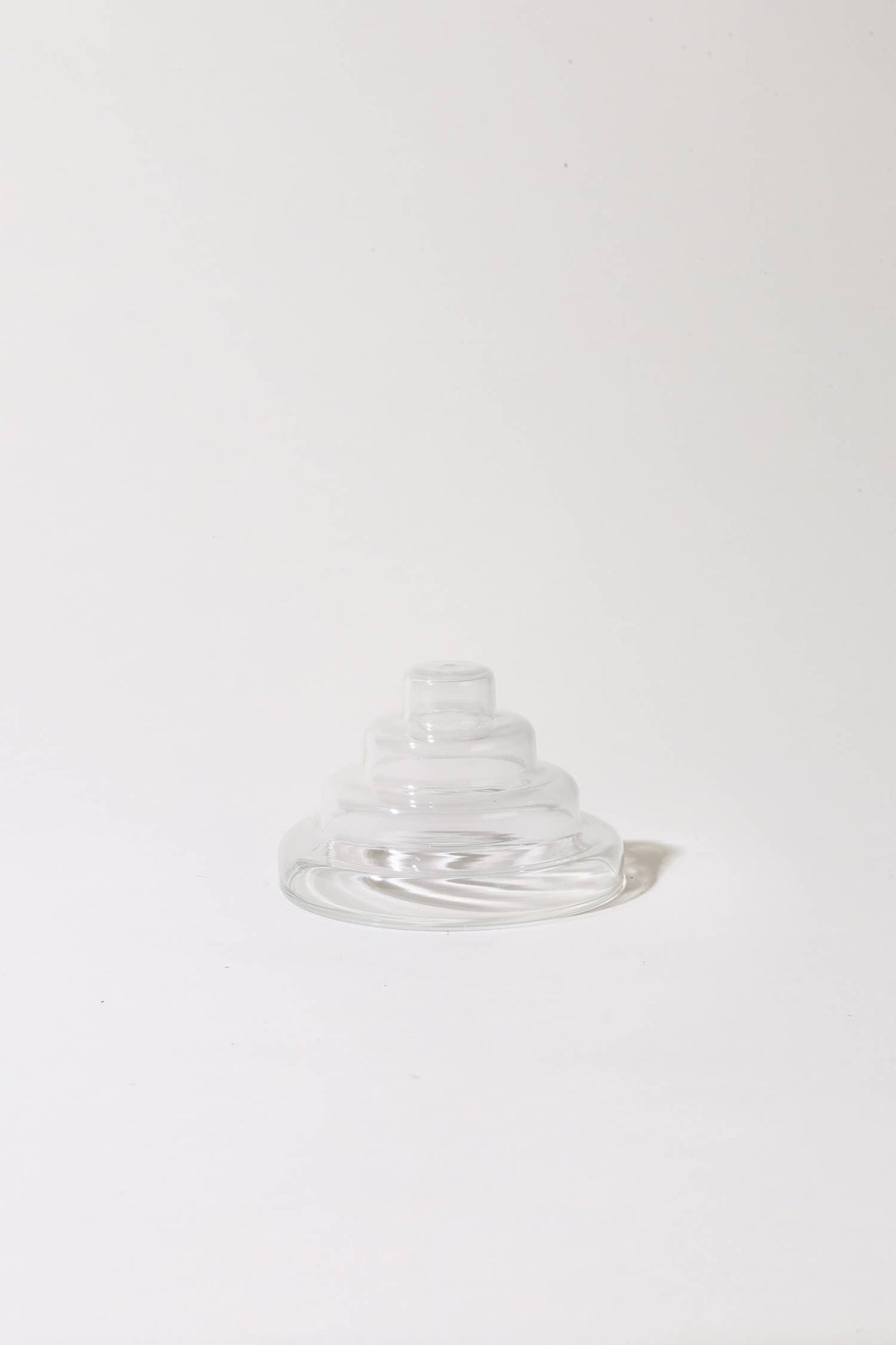 Glass Meso Incense Holder - Clear