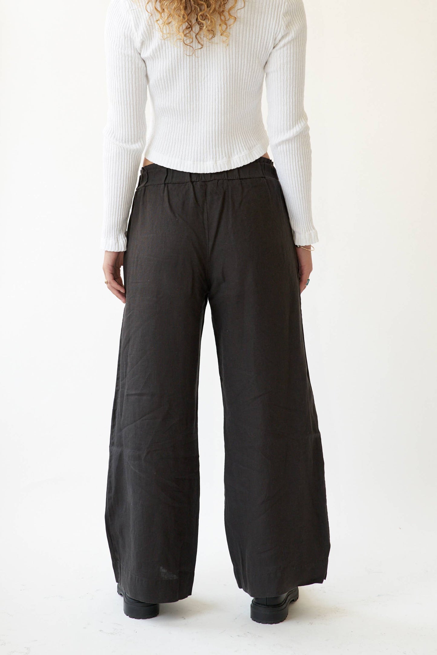 Washed Linen Trouser