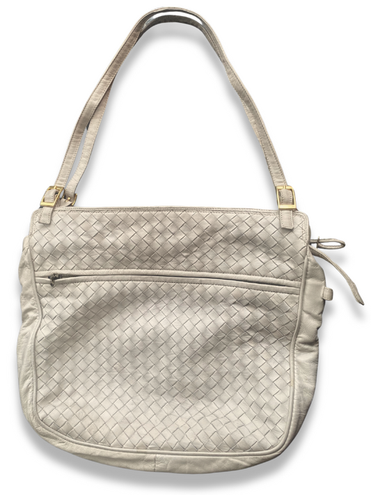 Bottega Veneta Large Cream Shoulder Bag