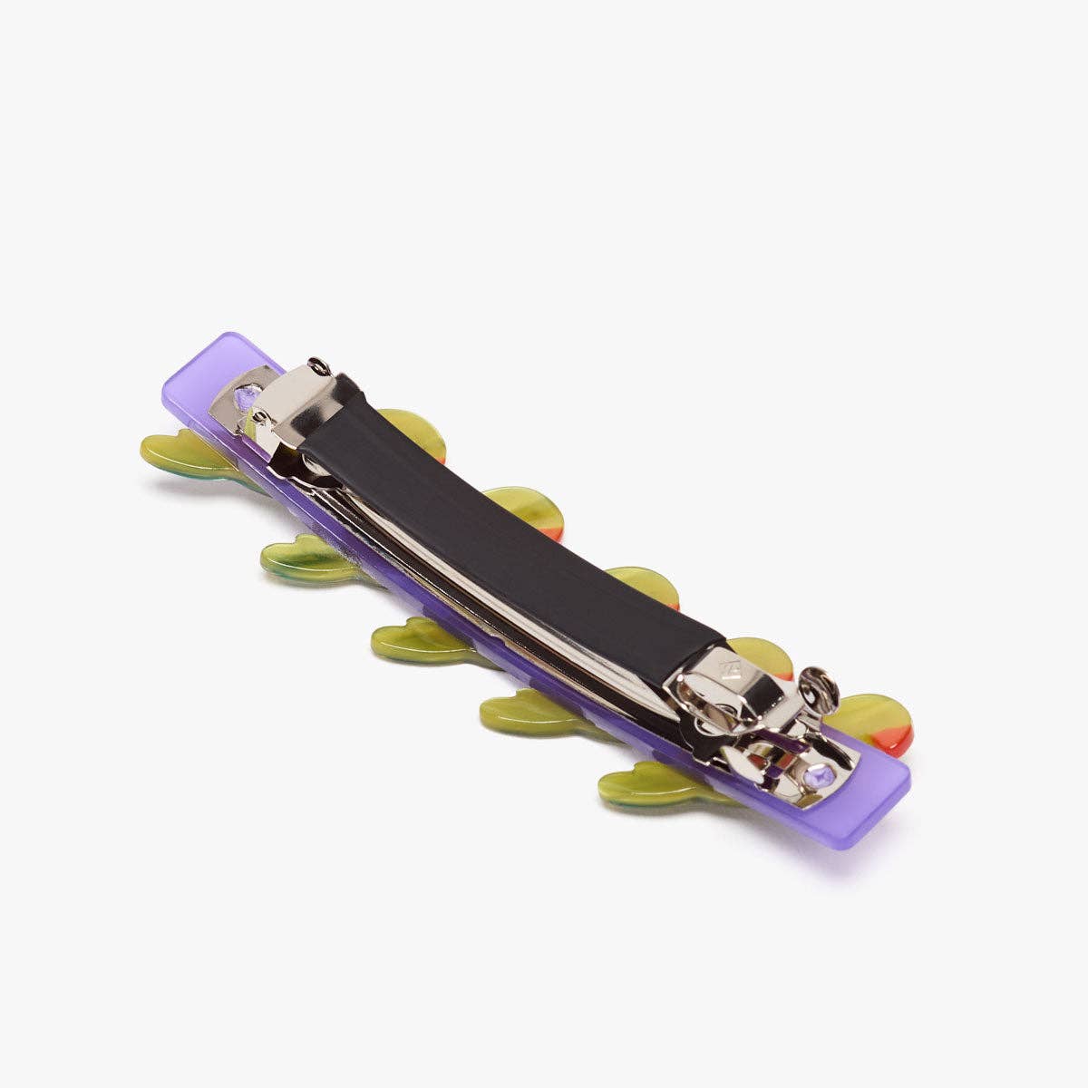 Pasadena Green Parrots French Barrette Women's Hair Clip