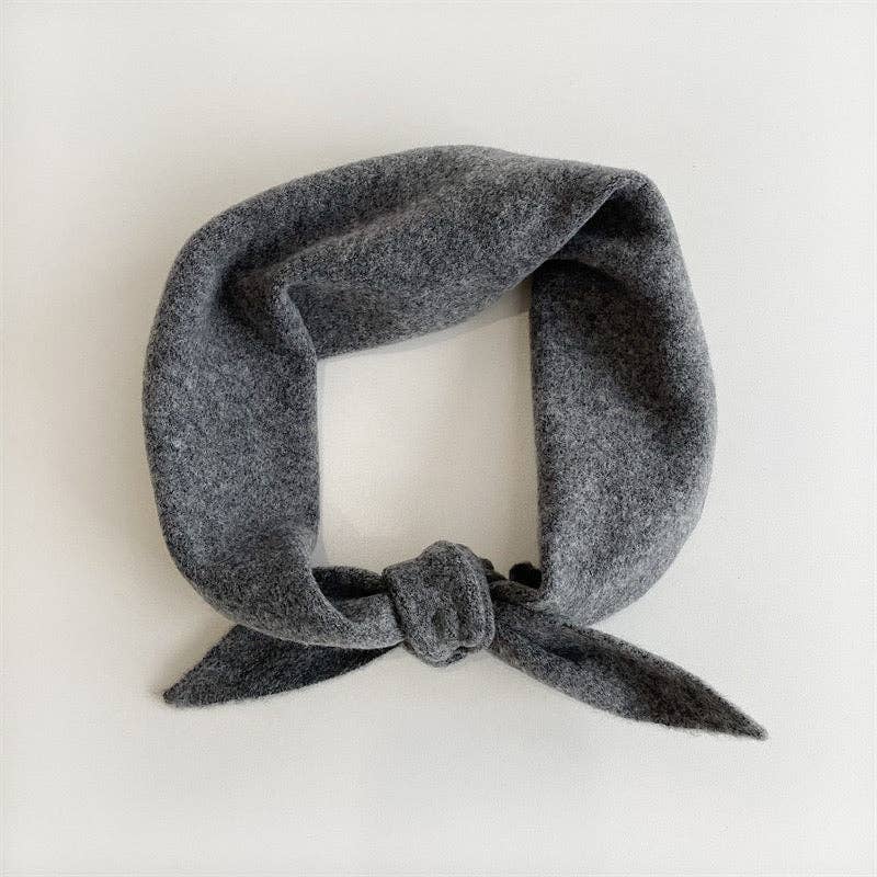 FUZZY WOOL CRAVAT SCARF - Mid of December