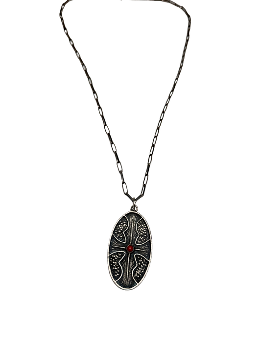 Tufa Cast cross - Navajo, Monty Claw