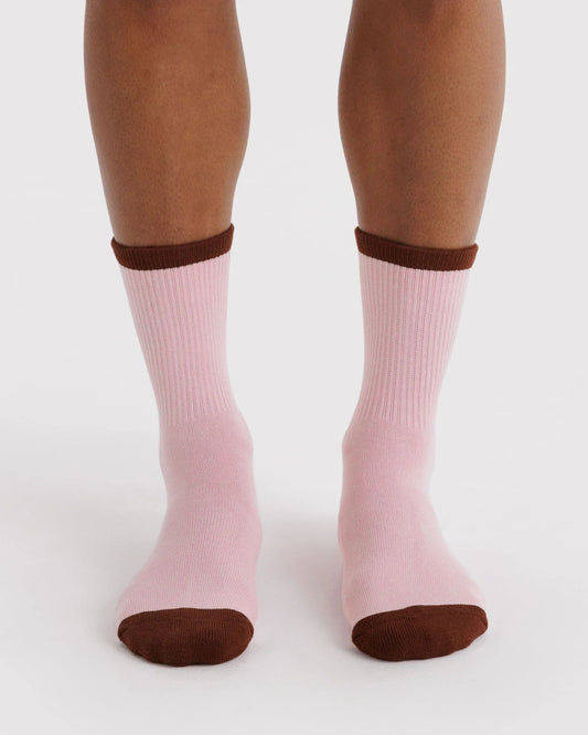 Ribbed Sock - Blush Mix