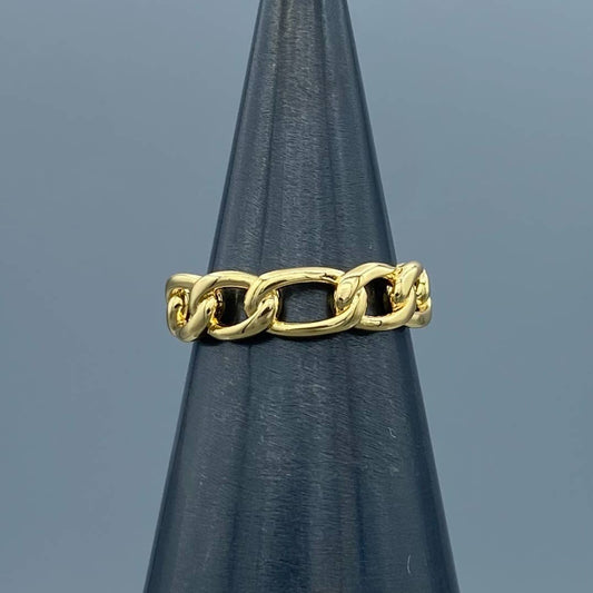 Oval Curb Chain Link Ring