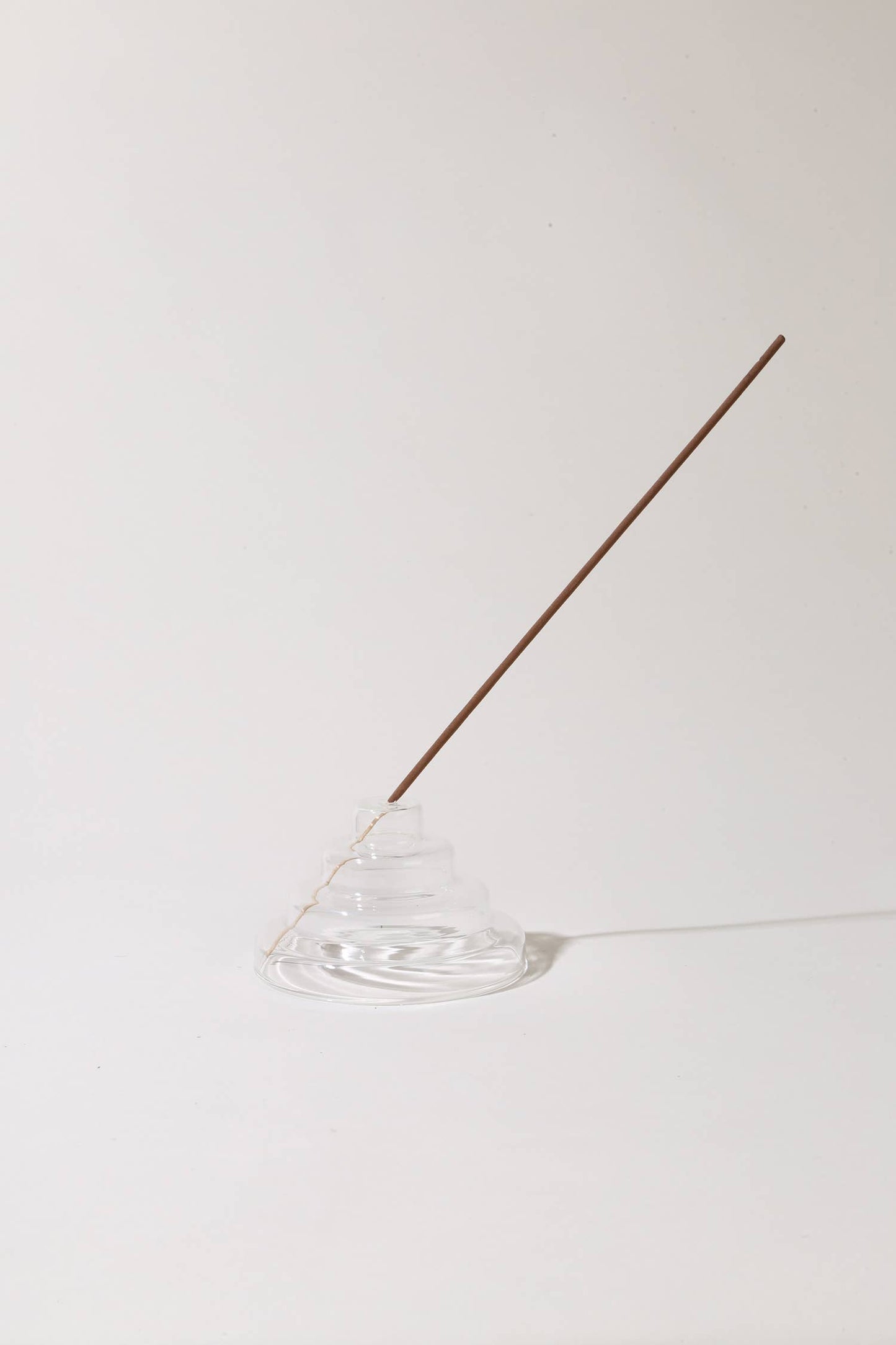 Glass Meso Incense Holder - Clear