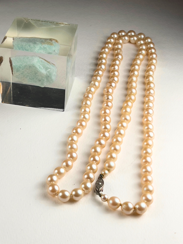 Vintage 34" Pearl Necklace