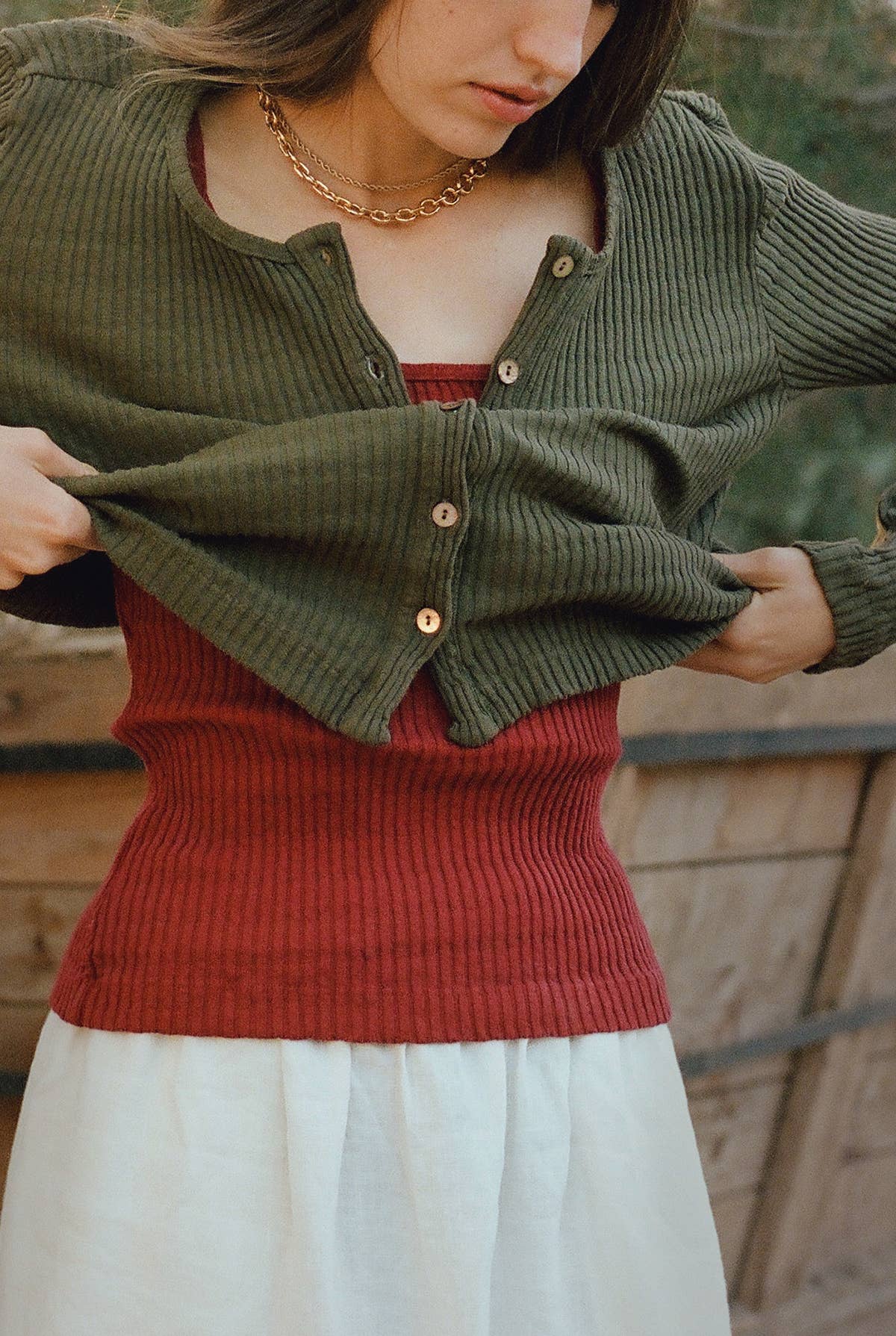 Pointelle Cardigan