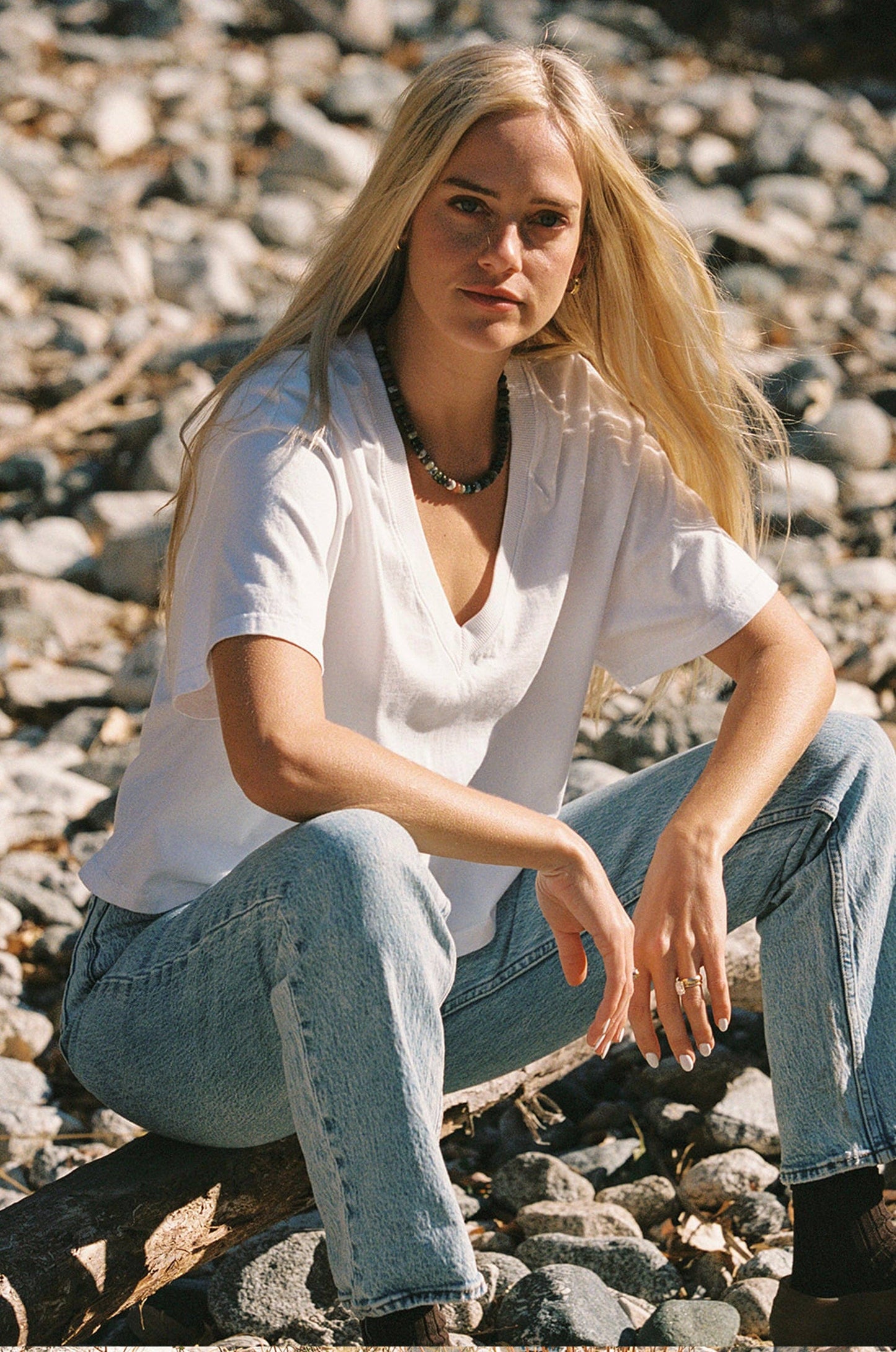 Deep V Tee