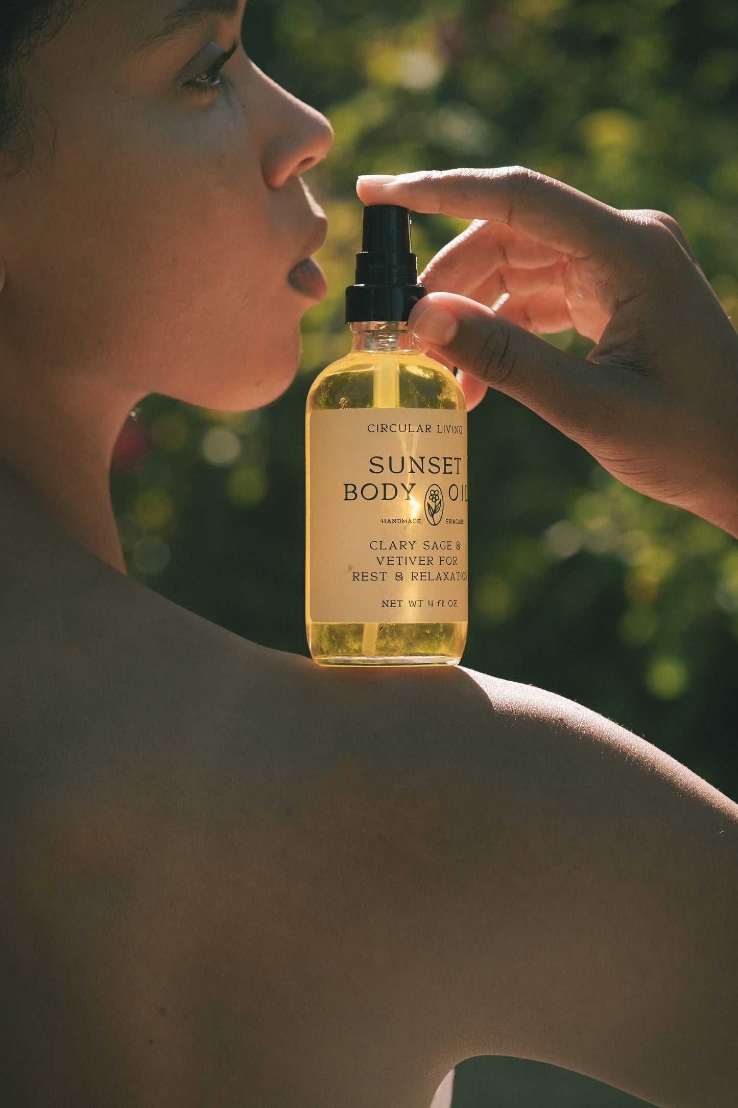 Sunset Body Oil: Clary Sage & Vetiver