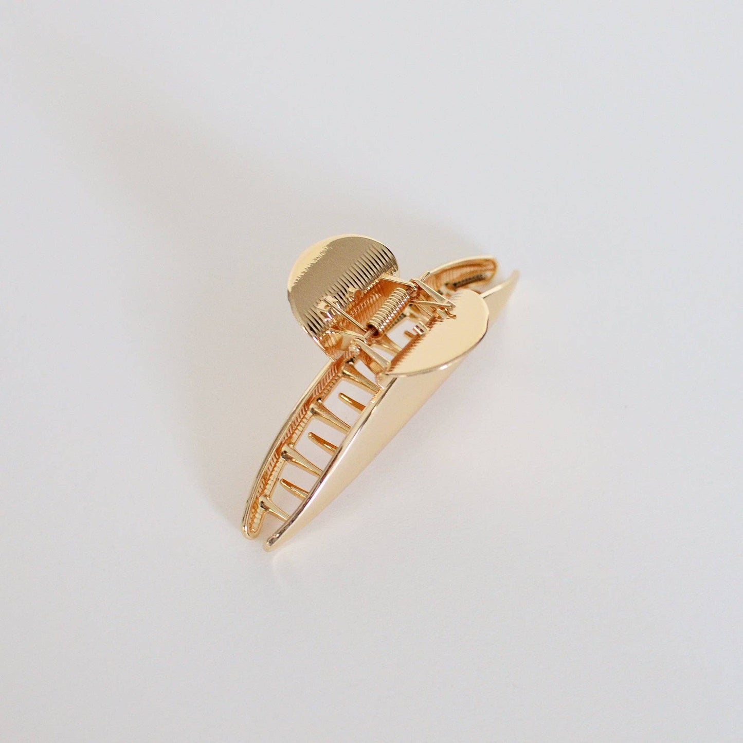 Luna Arc Metal Hair Claw Clip – Gold