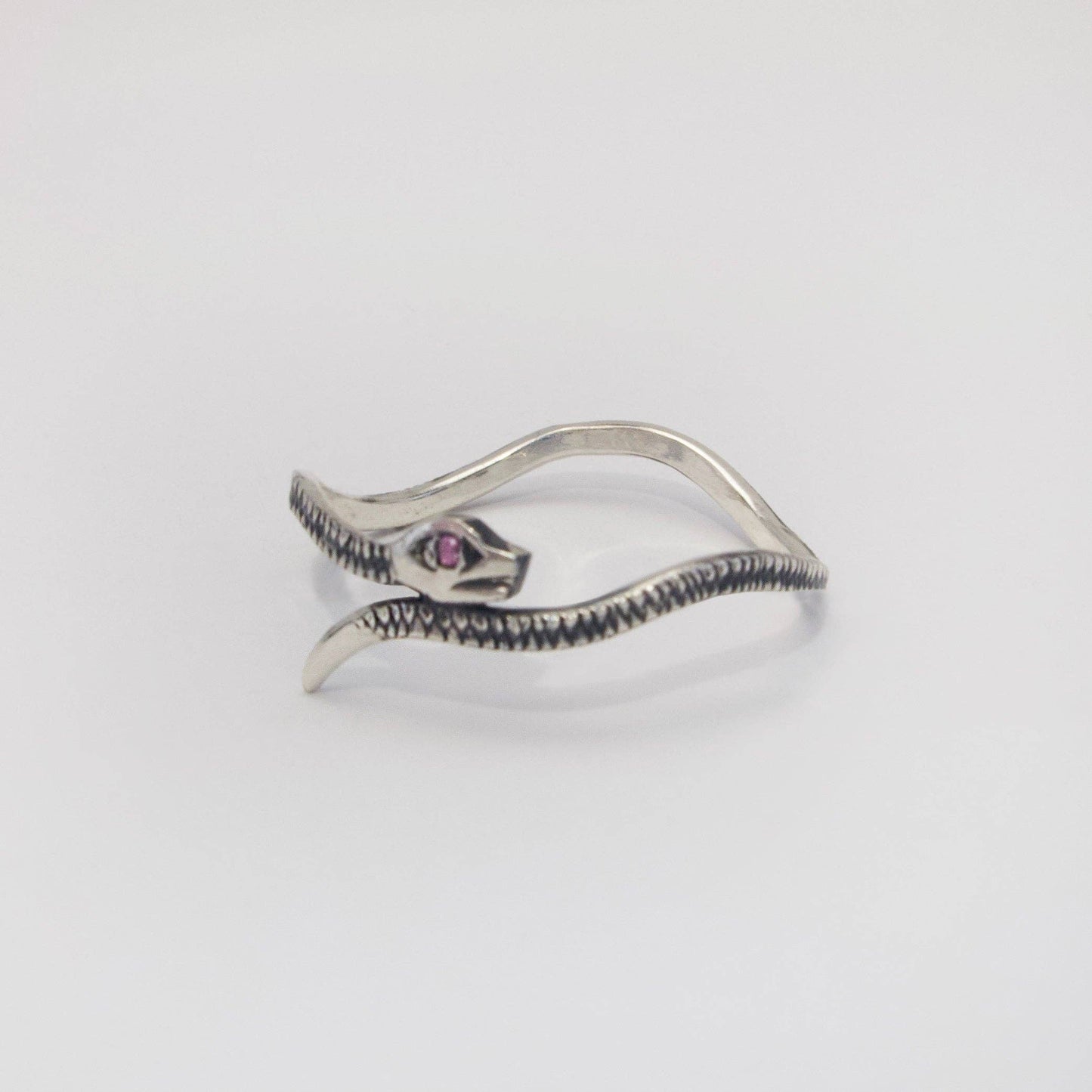 Pink Sapphire Viper Ring