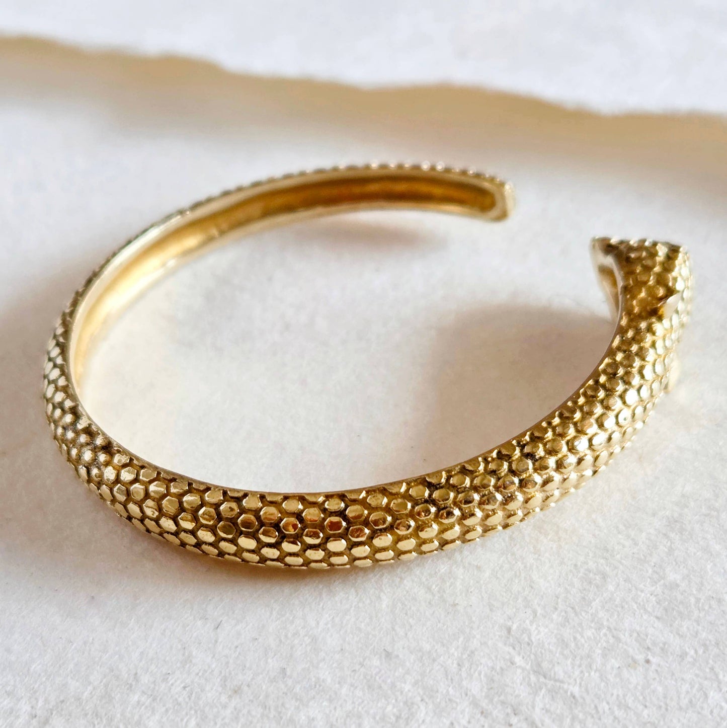 Bisjoux Brass Tiger Cuff