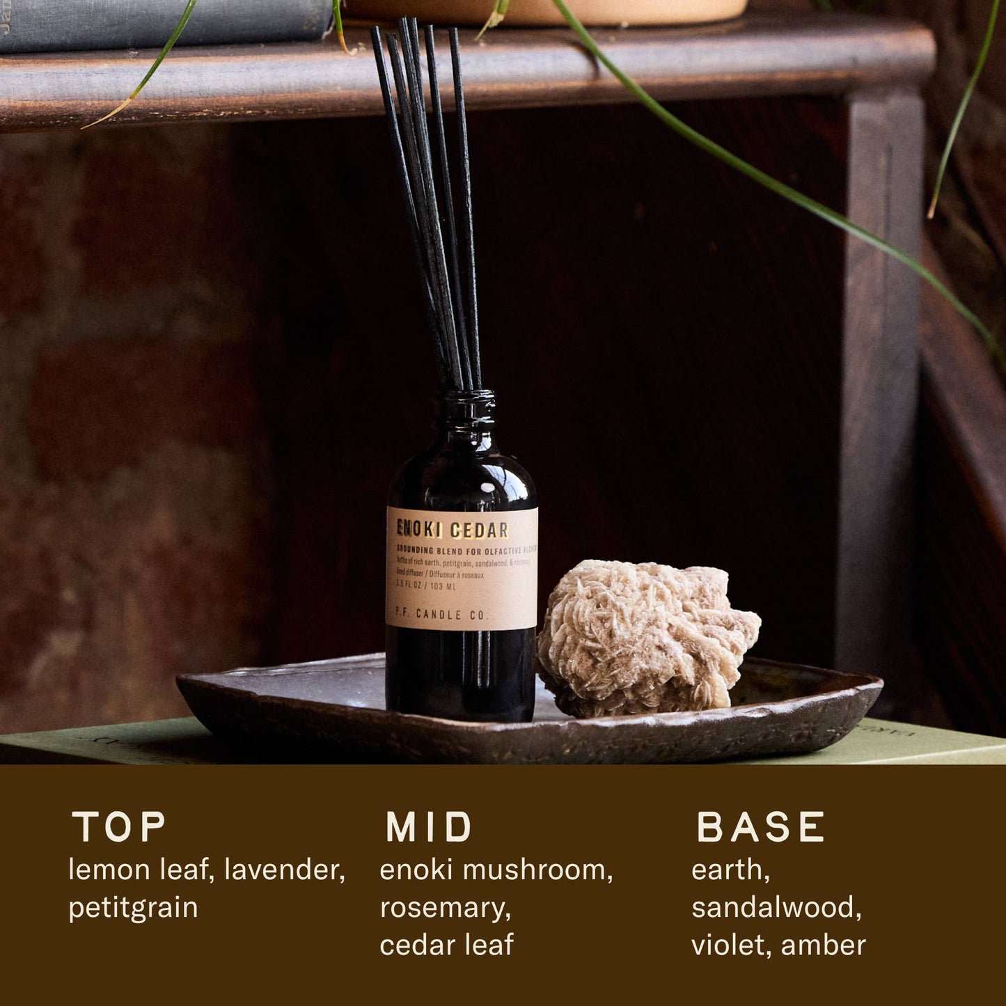 Enoki Cedar– Alchemy Reed Diffuser